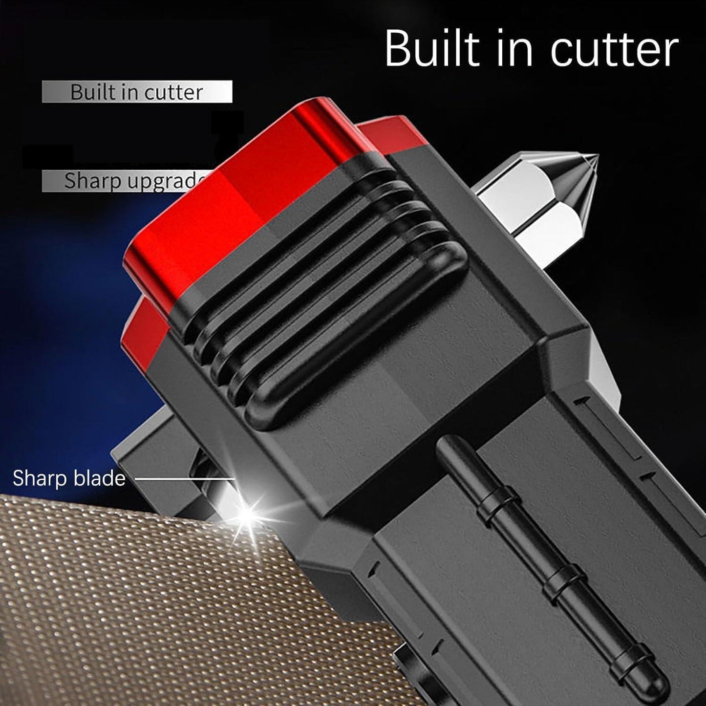 Versatile High Power Led Flashlight Focus Light Power Bank and Window Hammer