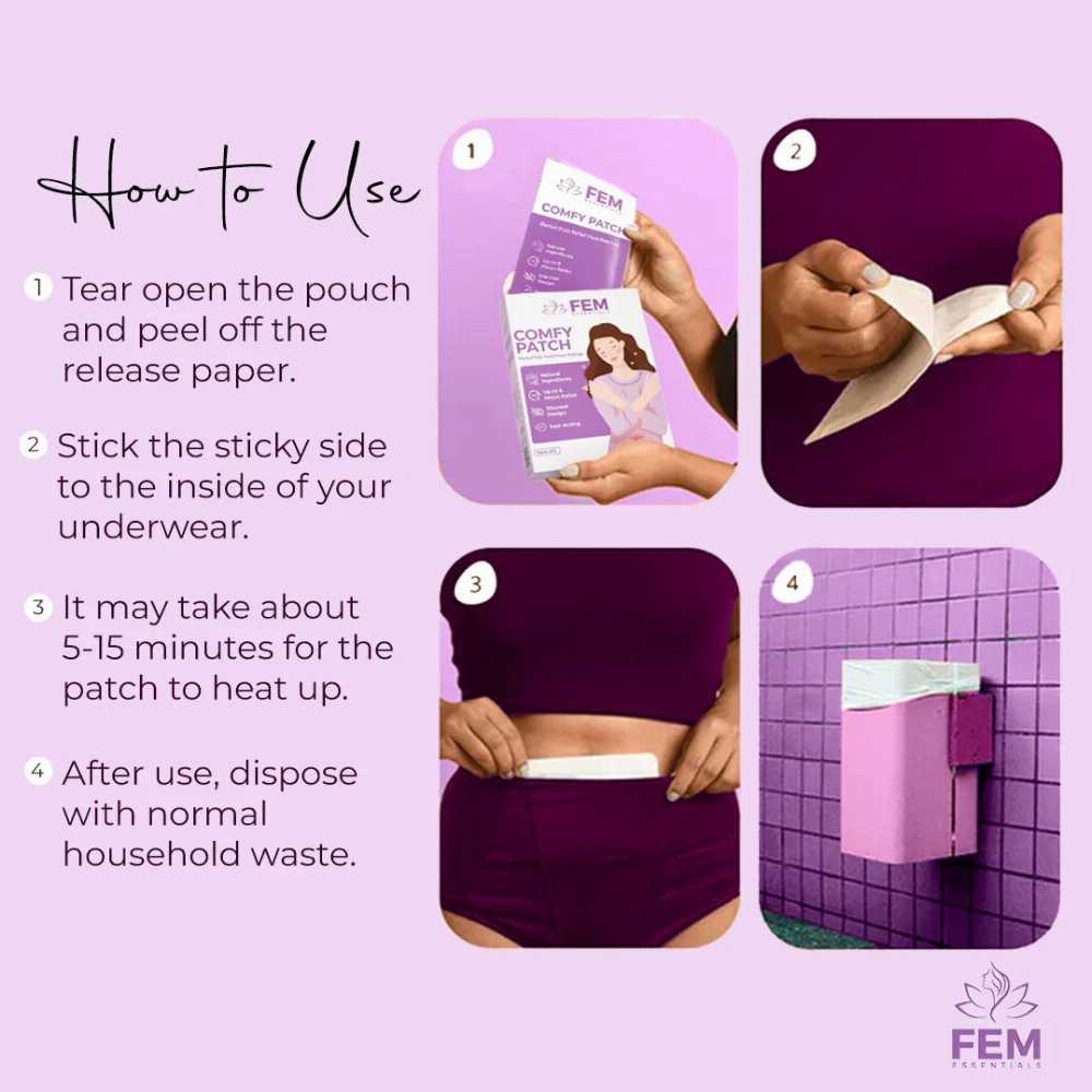 Period Relief Patches – Soothing Comfort for Menstrual Cramps