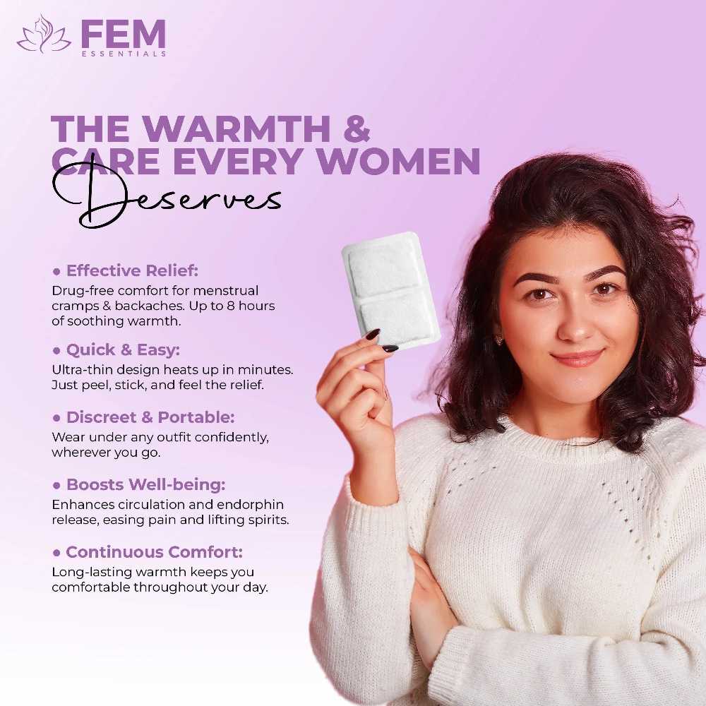 Period Relief Patches – Soothing Comfort for Menstrual Cramps