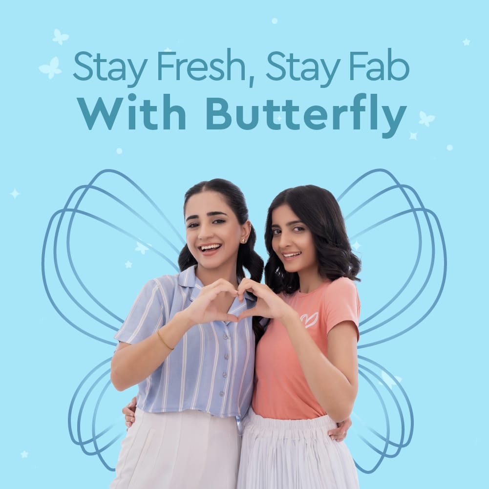Butterfly Breathables Peaceful Nights Cottony Period Pants M-L Pack 2 Pcs